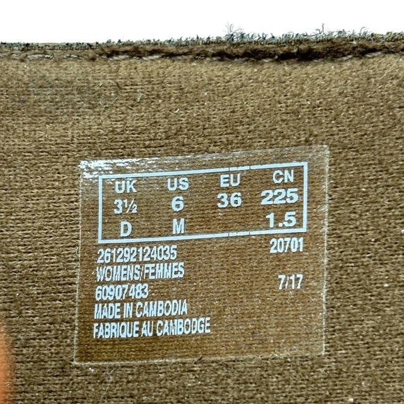 Clarks Collection Leather Side Zip Brown Ankle Booties Boots Womens Size 6 NWOB - Picture 6 of 9